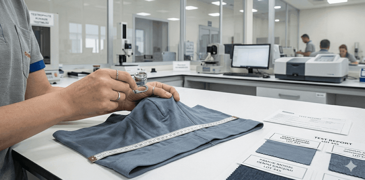 Vorte Tekstil kalite kontrol ve kumaş analizi