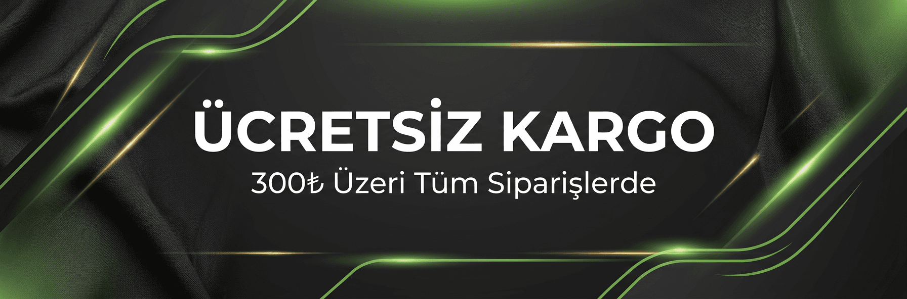 Vorte Ücretsiz Kargo Kampanyası Banner