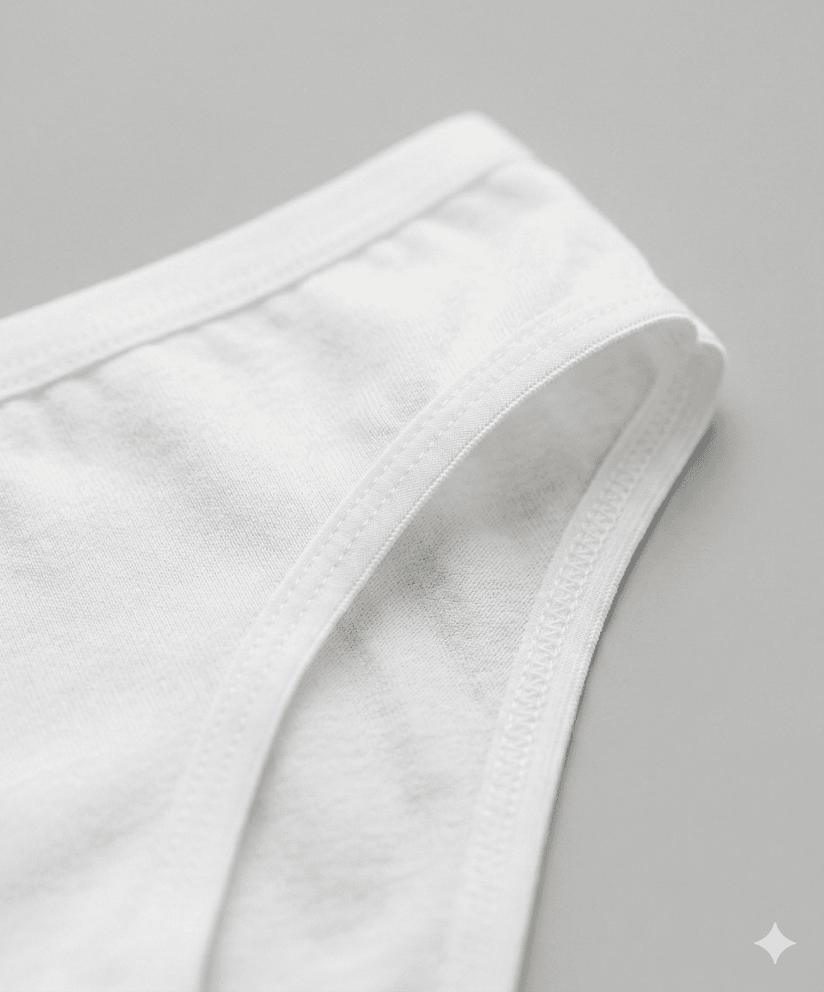 Vorte Premium Penye Kadın Külot Beyaz - 3