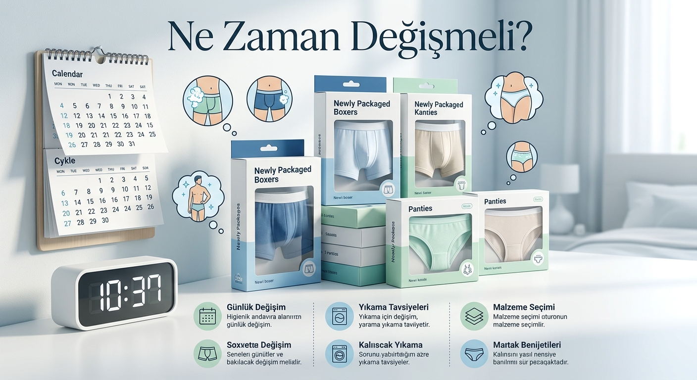 İç Çamaşırı Ne Sıklıkla Değiştirilmeli? Uzman Tavsiyeleri