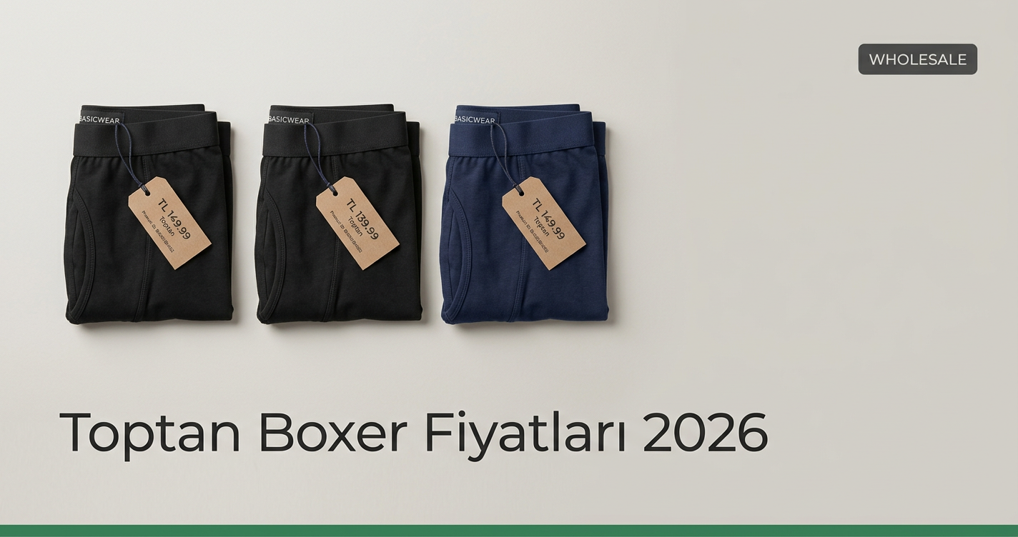 Toptan Erkek Boxer Fiyatları 2026 — Üreticiden Bayiye Rehber