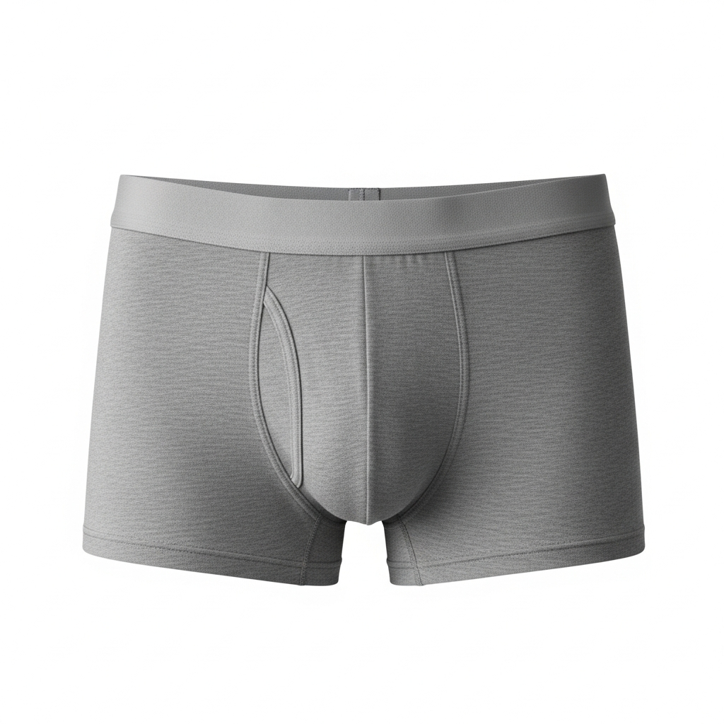 Vorte Premium Penye Erkek Boxer Gri